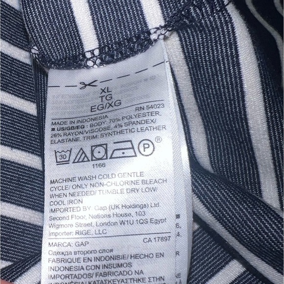 GAP- Navy and white striped dress - Picture 8 of 8